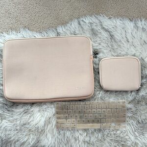Tan 13” Laptop Sleeve and Accessory Set